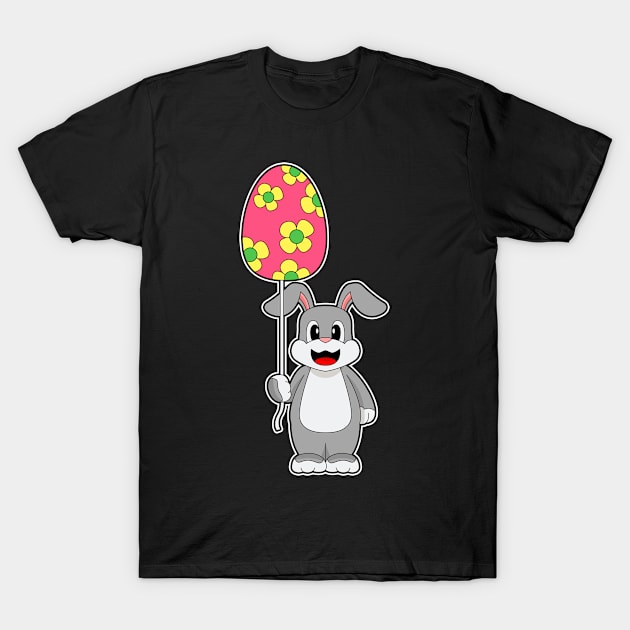 Rabbit Easter Easter egg Balloon T-Shirt by Markus Schnabel